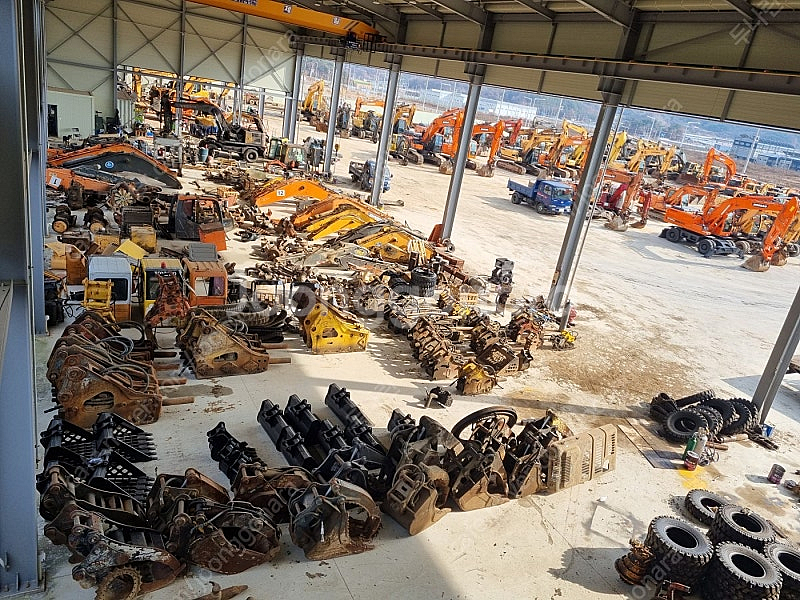 암대 볼보 3W EW60E 2021년식 탈거 암대 굴삭기부속--6